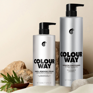 COLOURWAY Acondicionador profesional de queratina nutritivo y nutritivo para cabello seco