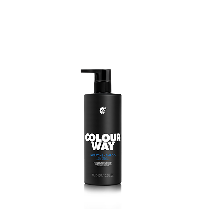 COLOURWAY Menthol Keratin Shampoo para todo tipo de cabello para adultos