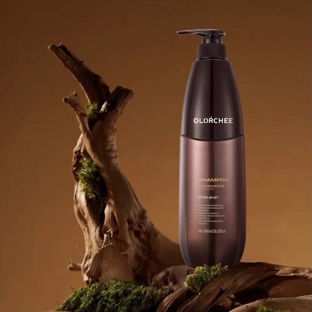 OLOŔCHEE Champú hidratante nutritivo con queratina hidrolizada y manteca de karité para cabello seco