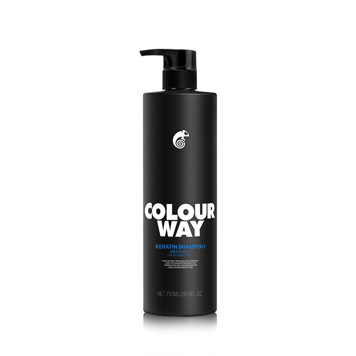 COLOURWAY Menthol Keratin Shampoo para todo tipo de cabello para adultos