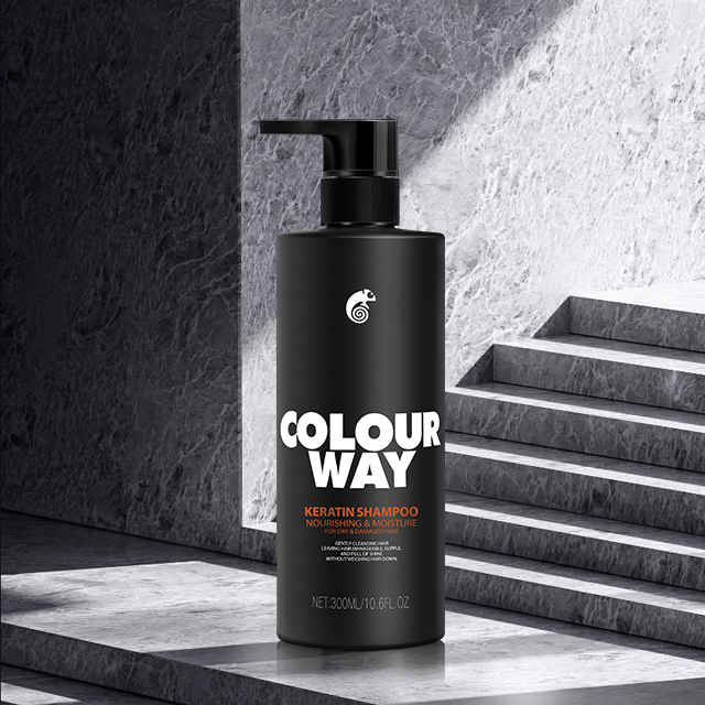 COLOURWAY Champú multifuncional nutritivo y humectante de queratina para cabello seco y dañado