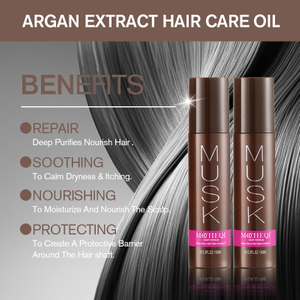 MOCHEQI-suero orgánico para reparación del cabello, etiqueta privada, nutritivo profundo, suavizante, tratamiento antiencrespamiento que mejora el brillo para cabello seco y dañado