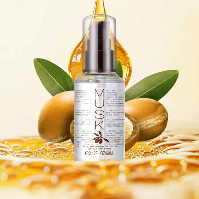 MOCHEQI Etiqueta Privada Jojoba y aceite de argán suero para el cabello reparación profunda nutritiva protección del calor brillo suave refrescante cuidado sin aclarado 