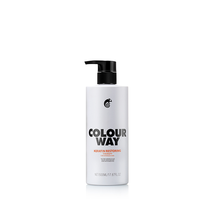 COLOURWAY Keratin Therapy Acondicionador restaurador para cabello seco