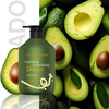  LEADERHAIR Champú de aguacate orgánico Producto hidratante para el cuidado del cabello que potencia el brillo