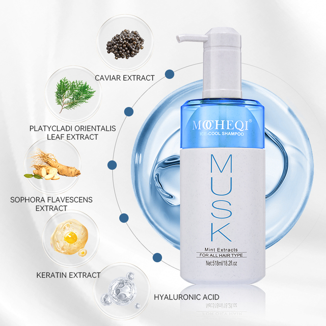 MOCHEQI-champú para el cabello anticaspa, hidratante, nutritivo, orgánico, suave, sin sulfato, para uso en salón, venta al por mayor